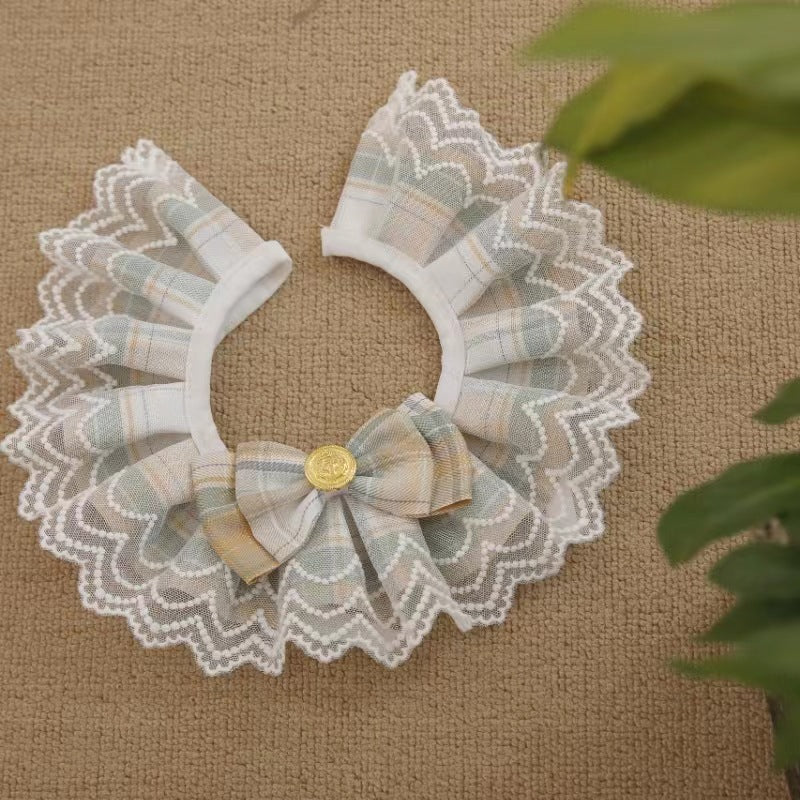 Olive Green Bandana with Bow