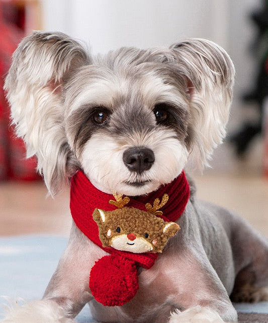 Reindeer Knitted Scarf