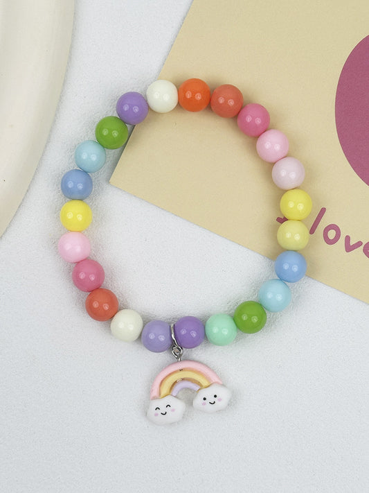 Rainbow Necklace with Cloud Charm