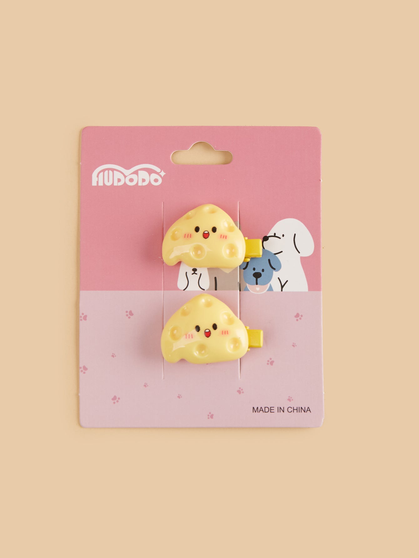 Cheese Block Hairclips