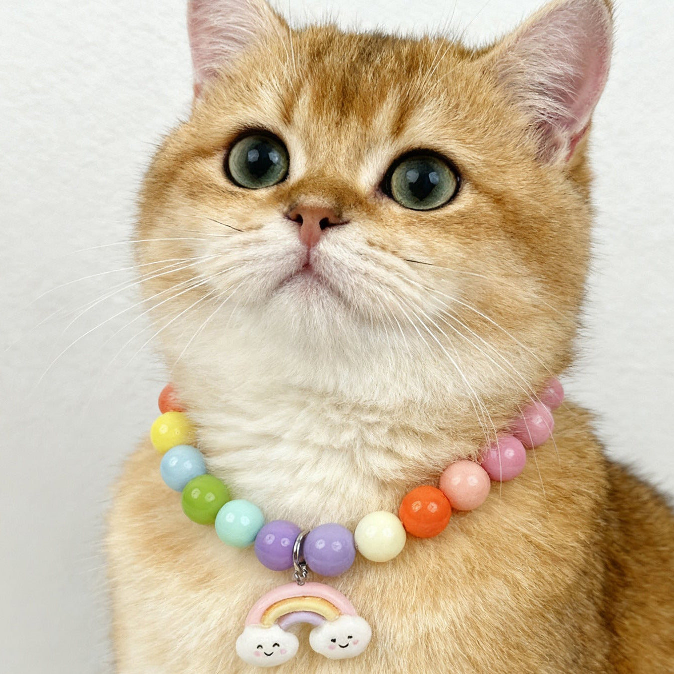 Rainbow Necklace with Cloud Charm