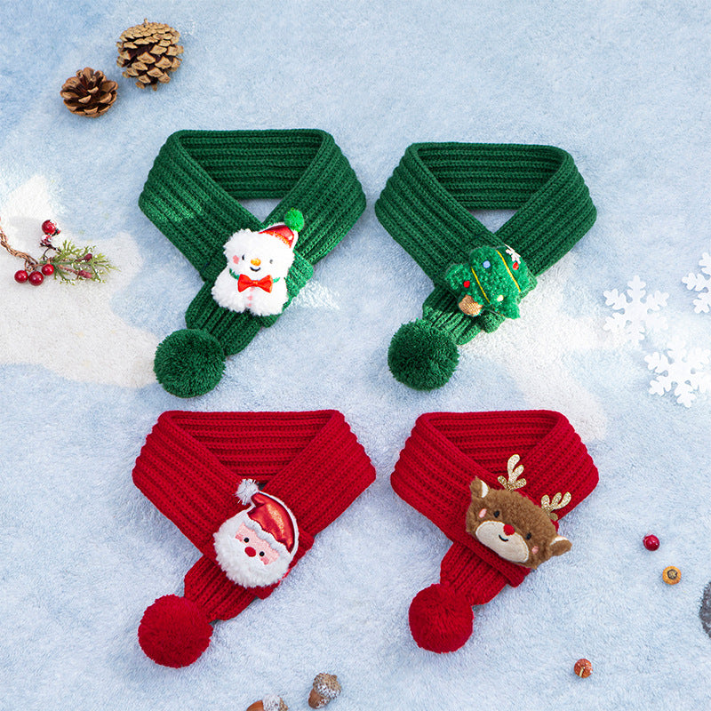 Santa Claus Knitted Scarf